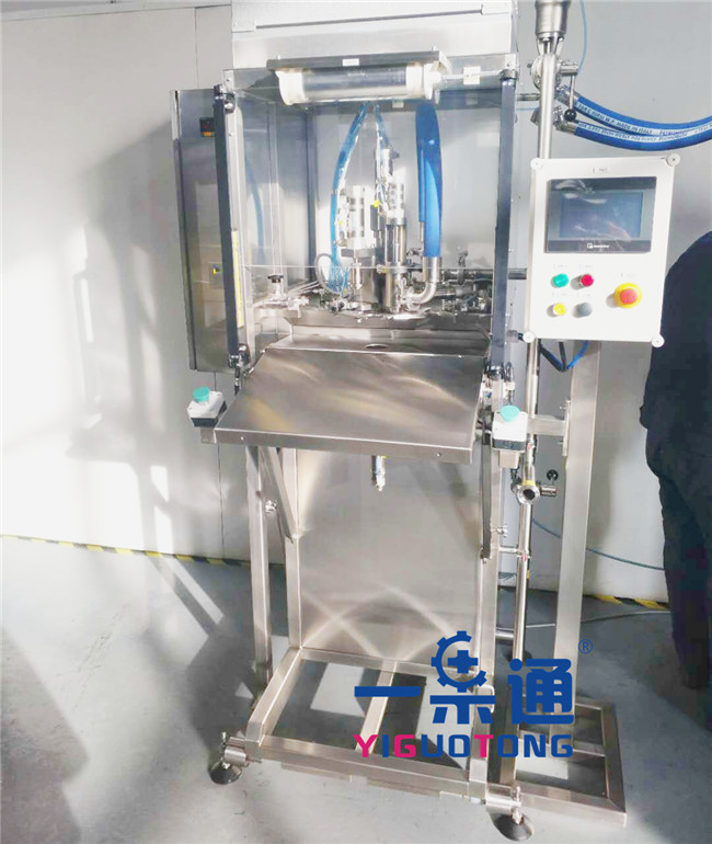 BIB Small Bag Filling Equipment , Single Head Aseptic Pouch Filling Machine
