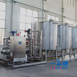 Stainless Steel Cleaning In Place In Food Industry CE Certification , Water Cleaning Equipment