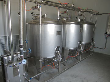 Security 3000L Cip Clean In Place Piping Washing Juice Beverage Tank