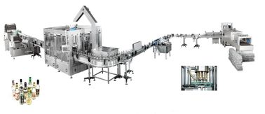 High Speed Glue Labeling Machine For Banana Wine Filling Machine System