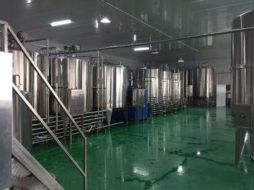 SS316L Milk Production Line , Dairy Processing Equipment For Fresh Milk Project