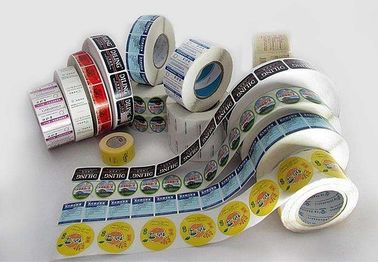 PP Printer Roll Sticker Labels For Food Beverage Cosmetics Laundry Detergent