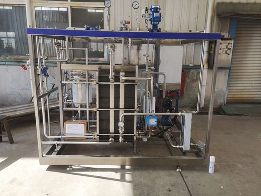 Siemens PLC Control Juice Pasteurization Machine 2000-5000kgs Per Hour