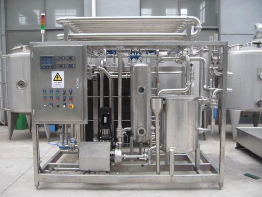 Pasteurizing machine for milk and juice
