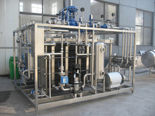 Industrial Plate Pasteurizer For Milk And Beer Beverage