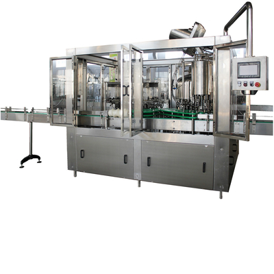 Glass Bottle Fruit Hot Juice Filling Machine Automatic Three In One