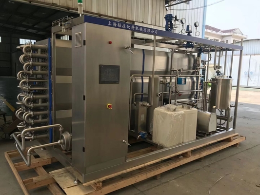 High Temperature uht pasteurizer machine for Milk Peach Juice Beverage