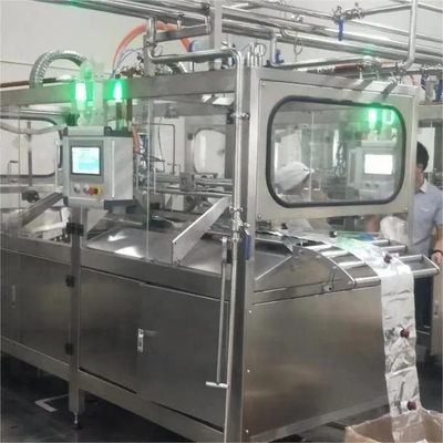 Fruit Pulp Tomato Paste Jam Milk Aluminum Foil Bag Aseptic Filling Machine Big Capacity Box In Bag