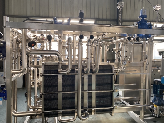 0.5-20t/H Customized Pasteurizer For Ginger/Cucumber/Kale Processing Line Pastuerization Machine With PLC SUS304/316
