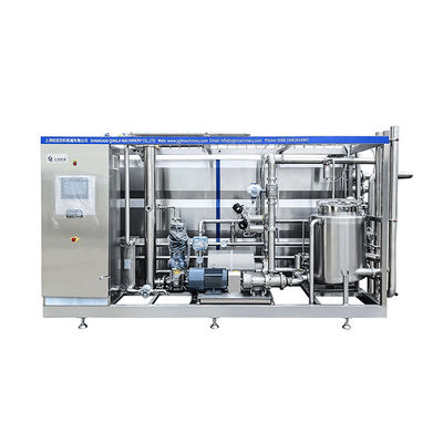 New Automatic Tubular UHT Pasteurizer Sterilization Machine For Fruit Puree Mike Industrial Equipment With 1 Year PLC Warranty