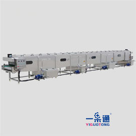 Continupusly Spraying Type Fruit Juice Pasteurizer Wiith Cooling Tunnel