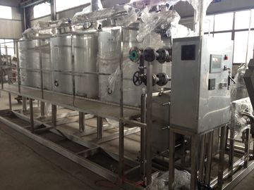 Hot Water CIP Washing System / Automatic Cip System For Tea Drink / Milk Line