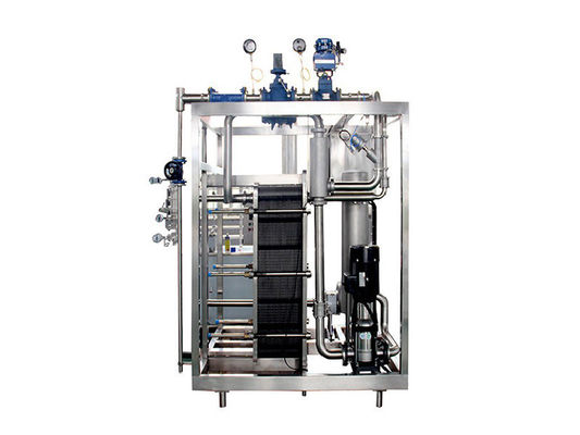 UHT mango Juice Milk Pasteurizer Machine 500kgs/H 20T/H Capacity