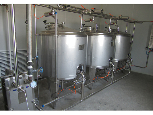 High Pressure CIP Cleaning System For Milk Line Customized