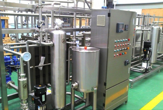 Sus304/316 Pasteurizer Machine With PLC For Milk / Yogurt / Fruit Juice Processing Line