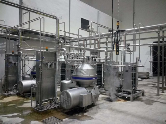 SUS304/316 customized 500-5000L/H plant milk processing line complete Soy/almond milk production line milk machine with PLC