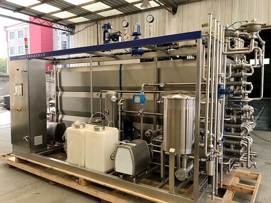 High Temperature uht pasteurizer machine for Milk Peach Juice Beverage