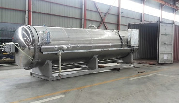 High Pressure Silver Food Processing Sterilizer Retort For Can Food Pouch Bag