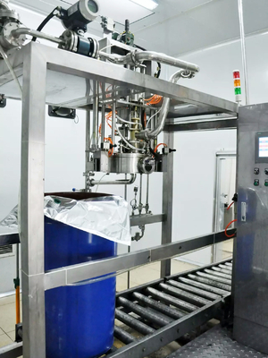 220l Aseptic Bag Filling Machine Aseptic Bag In Box Filler For Tropical Fruit Paste Concentrated Juice