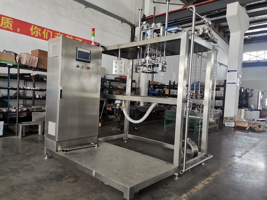 220l Aseptic Bag Filling Machine Aseptic Bag In Box Filler For Tropical Fruit Paste Concentrated Juice