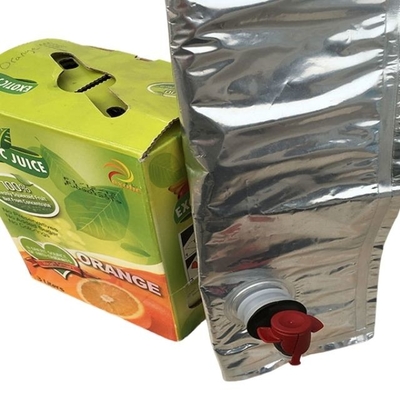 3L - 220L High Barrier Sliver Aseptic Bag Suit For Milk Chocolate Dairy Product