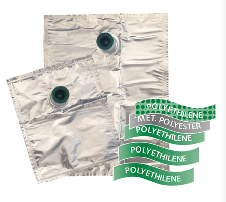 Aseptic Bag in Box Packaging Bag Aluminum Foil Laminated 3-25L Heat Seal Moistureproof for Juice Milk Puree Sauce and Beverage