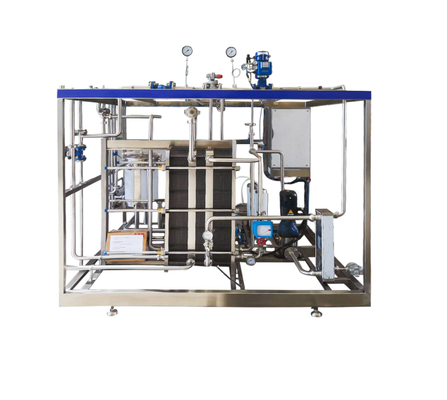 8T/H SUS304 135-150 Degree UHT Pasteurizer Machinery For Milk