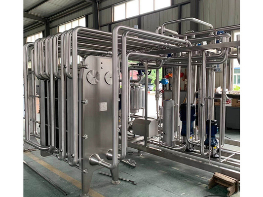 Customized 500-20000 L/H Pasteurizer For Orange/Apple/Coconut Juice Processing Line Pasteurizaton Machine