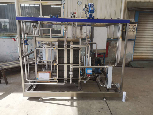Customized 0.5-20T/H Pasteurizer For Orange/Apple/Coconut Juice Processing Line Pasteuirzation Machine With PLC SUS304/316
