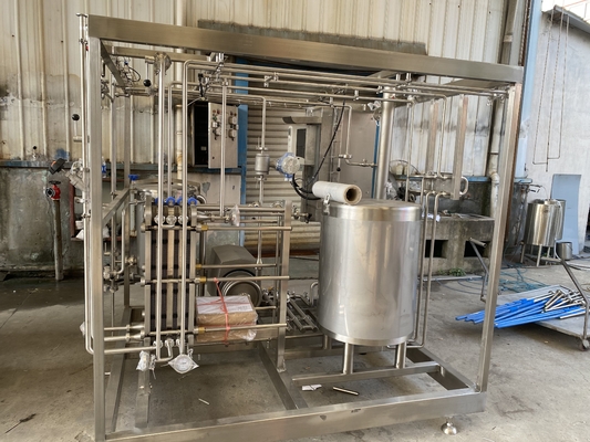 High Production Customizable Plate Sterilizer Ice Cream Pasteurizer Machine With PLC