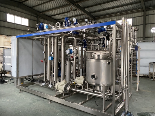 Customized 500-20000 L/H Pasteurizer For Orange/Apple/Coconut Juice Processing Line Pasteurizaton Machine
