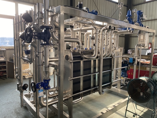 Various Capacities 500l/H-20000l/H Pasteurization Machine For Fruit Juice Processing Line
