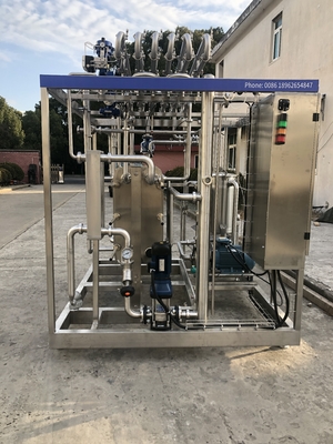 Customized 500-20000 L/H Pasteurizer For Orange/Apple/Coconut Juice Processing Line Pasteurizaton Machine