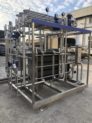 Customized 500-20000 L/H Pasteurizer For Orange/Apple/Coconut Juice Processing Line Pasteurizaton Machine