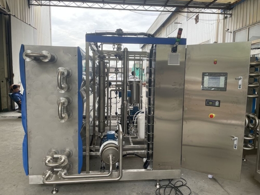 New Hot Sale UHT Sterilizer For Milk/Sauce/Juice Processing Line Customized Tubular Sterilization Machine 500-20000L/H