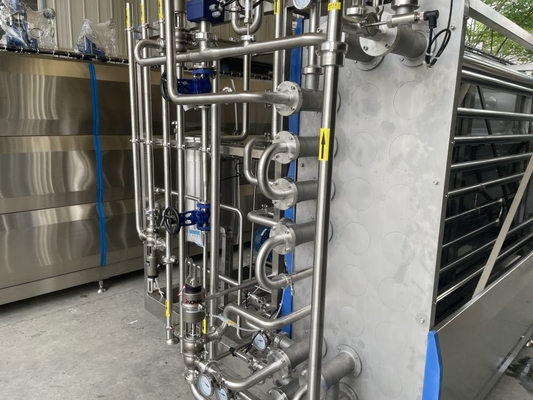 New Hot Sale UHT Sterilizer For Milk/Sauce/Juice Processing Line Customized Tubular Sterilization Machine 500-20000L/H
