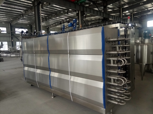 Full-Automatic Cost-Effective Uht Sterilization Equipment For Food&amp;Beverage Factory Tubular Heat Exchange