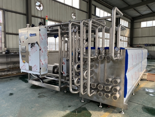 Customized 500-20000L/H UHT Sterilizer For Fruit &amp; Vegetable Processing Line New UHT Sterilization Machine