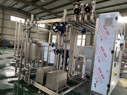 Customized 500-20000L/H UHT Sterilizer For Fruit &amp; Vegetable Processing Line New UHT Sterilization Machine