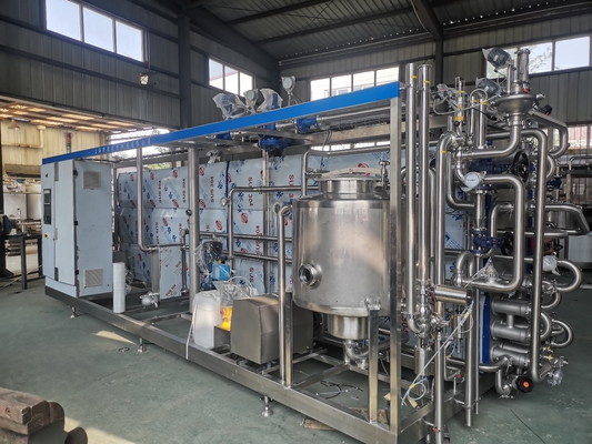 Full Automatic Customized 500-2000l/H Uht Sterilizer For Milk/Juice/Sauce Processing Line Sus304/316