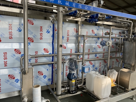 Cost-Saving Uht Milk Sterilizer High Temperature Sterilization Machine For Dairy Processing Plant
