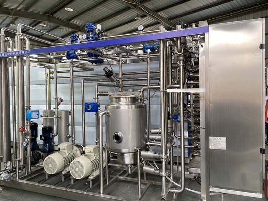 Full Automatic Customized 500-2000l/H Uht Sterilizer For Milk/Juice/Sauce Processing Line Sus304/316