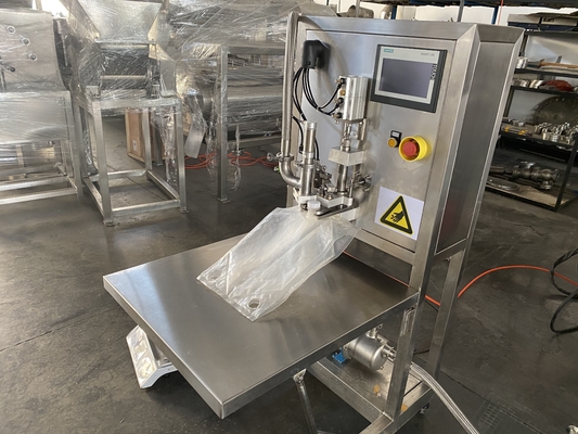 YGT Semi-Automatic 1-25L Non-Aseptic BIB Filler For Fruit Jiuce/Milk/Oil With PLC SUS304/316 Made In China