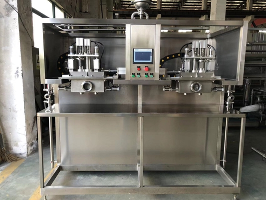 SUS304/316 Automatic Aseptic BIB Filler For 2L/10L/20L Bag In Box milk/oil/coconut water Filling machine with PLC