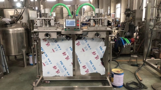SUS304/316 Automatic Aseptic BIB Filler For 2L/10L/20L Bag In Box milk/oil/coconut water Filling machine with PLC