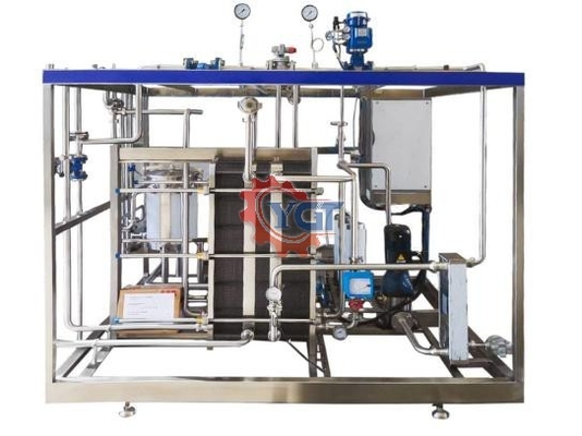 High Efficiency And Productivity UHT Milk Processing Line For Uht Milk Customized 500-20000l/H With PLC SUS304/316