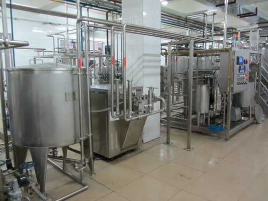 Professional 500-20000L/H Pasteurized Milk Processing Line Advanced Pasteurized Milk Machine With PLC Costomzied Service
