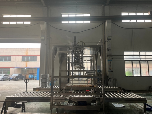 Double Heads Customized 20-1000L BID Bag In Drum Aseptic Filler For Juice/Jam/Pulp Ton Box Filling Machine With PLC SUS304/316