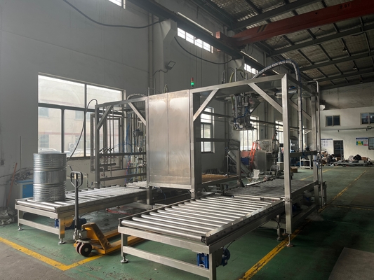 Double Heads Filler Customized 20-1000l Bid Bag In Drum Aseptic Filling Machine Ton Box Filling Machine With Plc Sus304/316