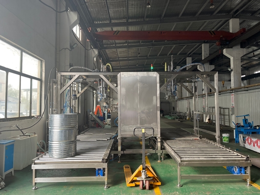 Double Heads Customized 20-1000L BID Bag In Drum Aseptic Filler For Juice/Jam/Pulp Ton Box Filling Machine With PLC SUS304/316